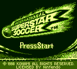 International Superstar Soccer Title Screen